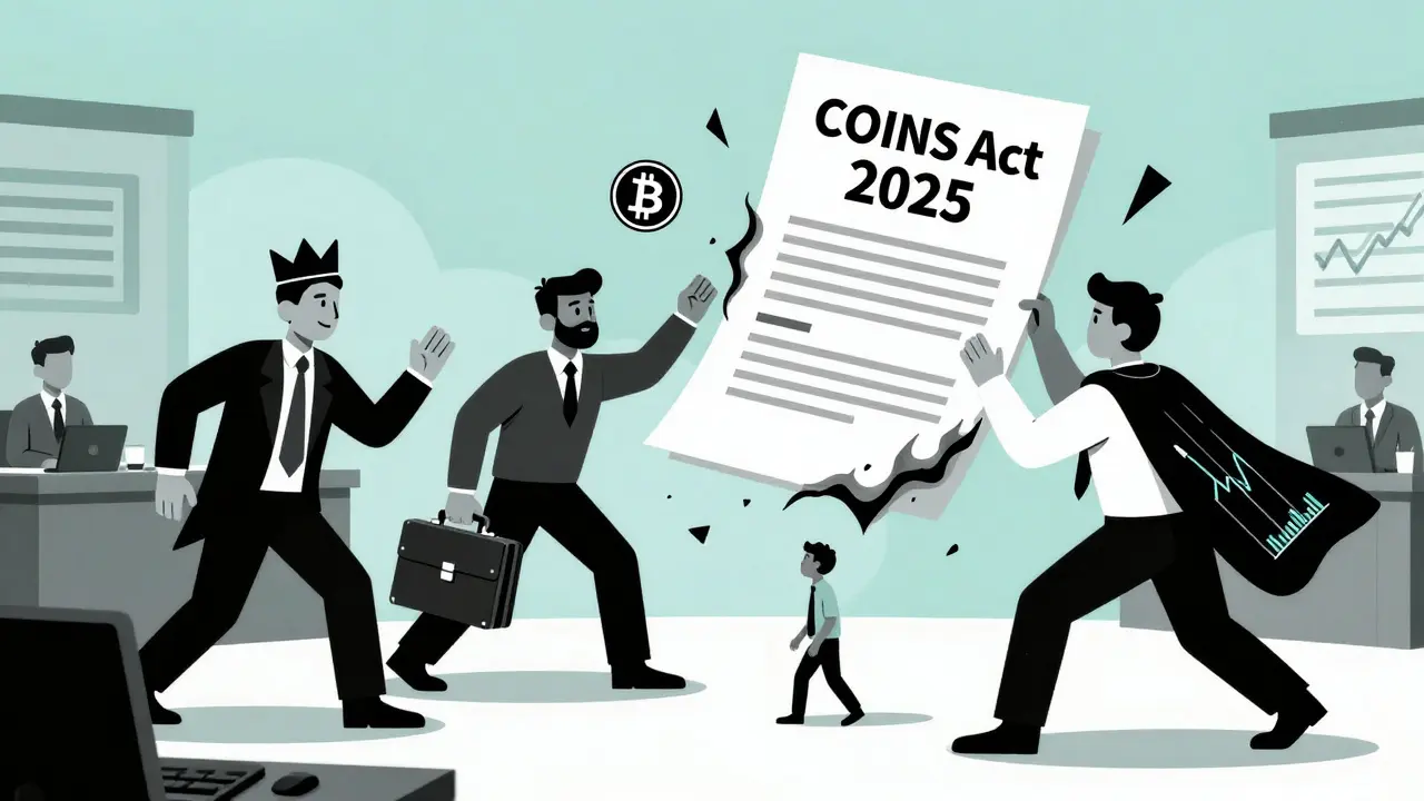 Tres entidades luchan por controlar un Bitcoin mientras un trader queda atrapado bajo un borrador de ley.