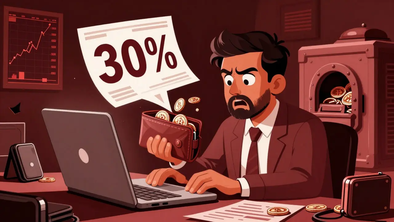 Impuesto del 30% en criptomonedas en India: Desglose completo para traders de Bitcoin