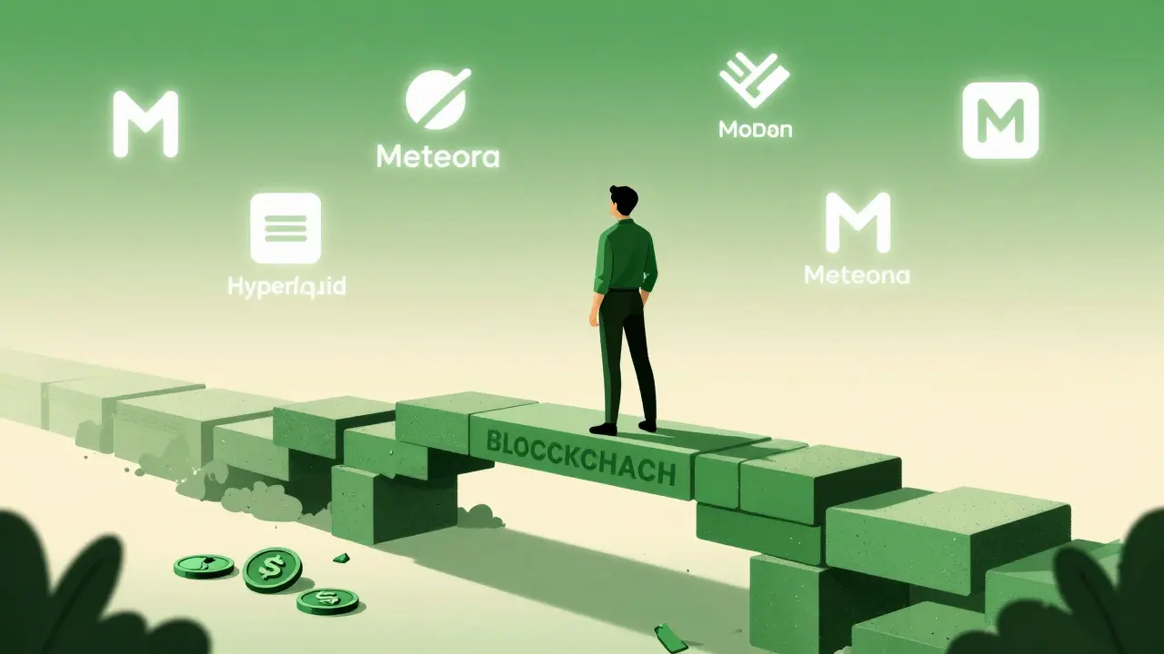 Ilustración duotono de inversión segura en proyectos legítimos versus tokens abandonados
