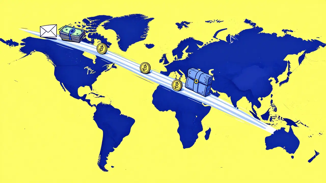 Remesas digitales rápidas cruzando fronteras sin intermediarios