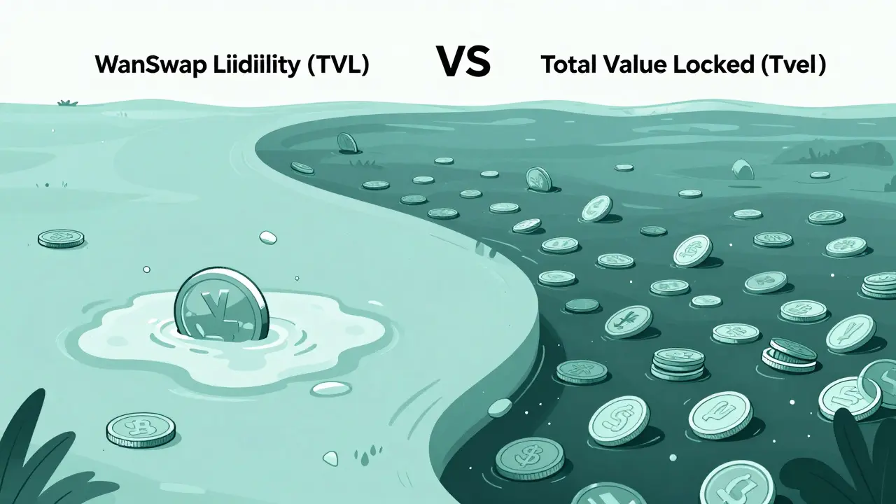 Comparación visual de liquidez baja vs alta en DEX