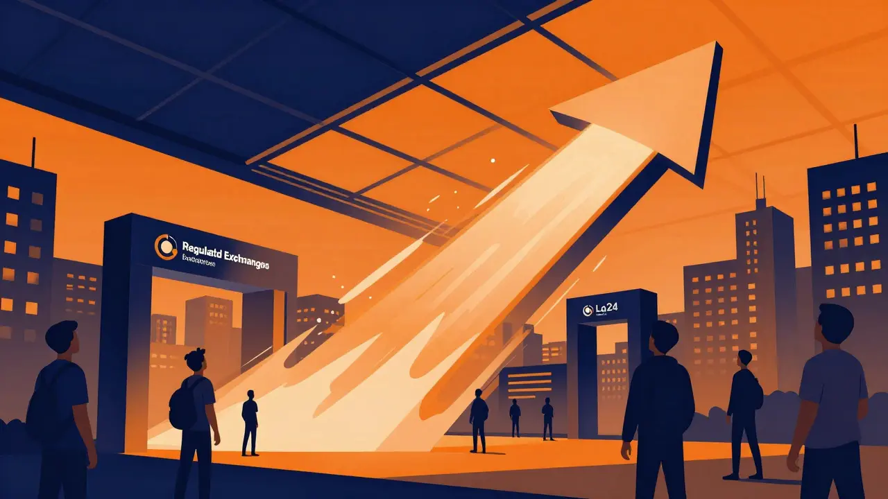 Onda ascendente duotono: Apertura y crecimiento del mercado cripto en 2024
