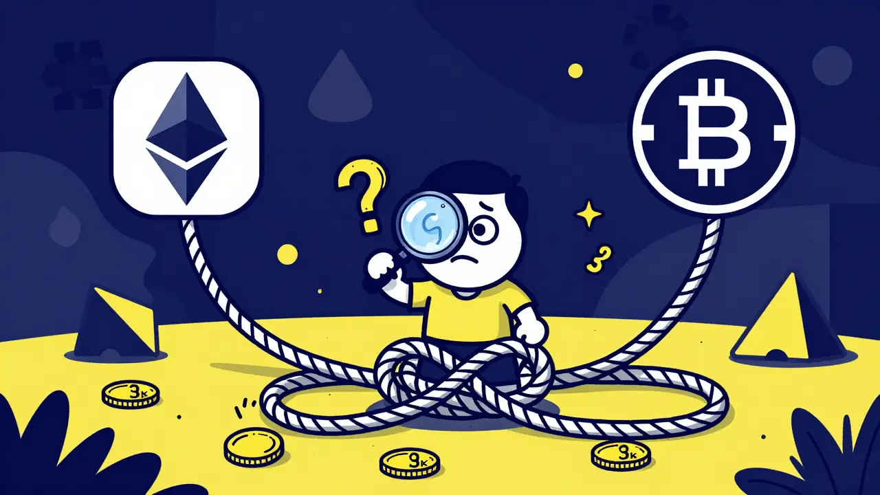 Confusión de tokenomics y migración de cadena en estilo duotono