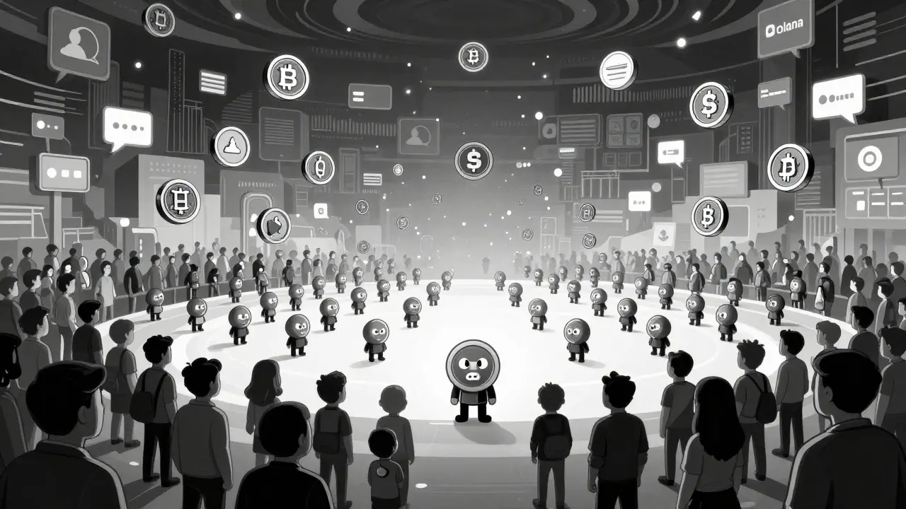 Token solitario en un mercado digital caótico y competitivo